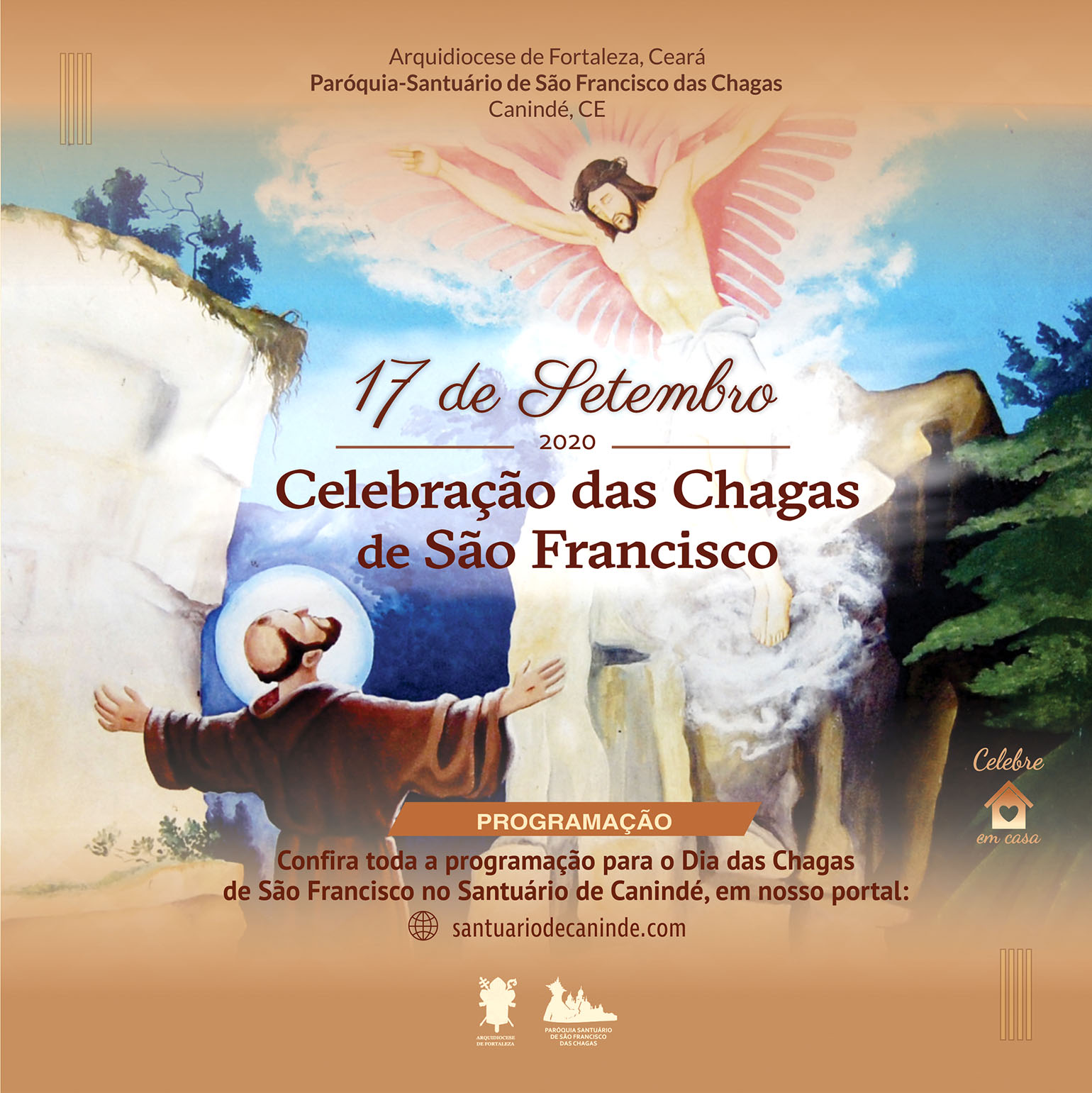 de setembro Celebração do Dia das Chagas de São Francisco no Santuário de Canindé