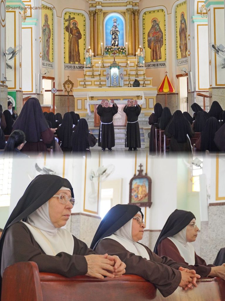 Visita das Irmãs Clarissas a Basílica de São Francisco das Chagas